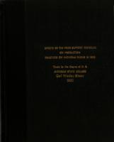 Effects of the price support program on production practices on Michigan farms in 1950