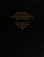 Protobiochemistry : theoretical and experimental considerations concerning primordial biochemical development