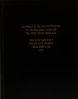 Relationship of soil moisture diffusivity to drainage lateral spacing for non-steady ground water flow