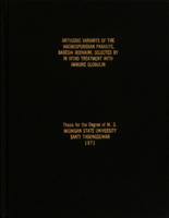 Antigenic variants of the haemosporidian parasite, Babesia rodhaini, selected by in vitro treatment with immune globulin