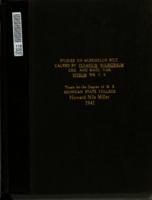 Studies on muskmelon wilt, caused by Fusarium bulbigenum Cke. & Mass. var. niveum Wr.f.2