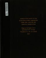 Studies of the validity of the estimation of food consumption based upon analyzed and computed weighed intake