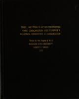 Terrill and Terrill's method for studying family communication : does it provide a meaningful abbreviation of communication?