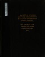 Some effects of nutrients on growth and mineral composition of alfalfa and tomatoes on four Michigan sandy soils