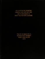 An algorithm for separating unimodal fuzzy sets on a grid and its application to object isolation and clustering