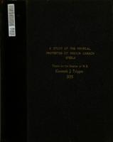 A study of the physical properties of medium carbon steels