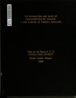 The preparation and rates of decomposition of various 2 and 3-benzo [b] thenoyl peroxides