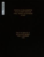 Projections of mechanoreceptive fields in cuneate-gracile and spinal trigeminal nuclear regions in sheep