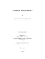 Essays in econometrics