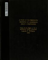 A study of the fibrinolytic properties of Lancefield's group C streptococci