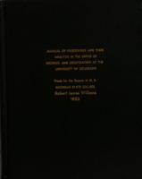 Manual of procedures and their analysis in the Office of records and registration at the University of Colorado
