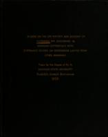 Studies on the life history and ecology of Cuterebra spp. occurring in Michigan cottontails with systematic studies on cuterebrine larvae from other mammals