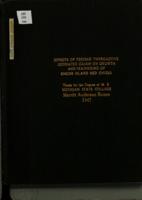 Effects of feeding thyroactive iodinated casein on growth and feathering of Rhode Island Red chicks