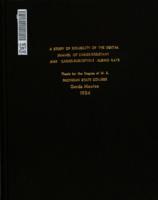 A study of solubility of the dental enamel of caries-resistant and caries-susceptible albino rats