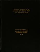 Mechanisms responsible for sex differences in transport of organic ions by rat kidney