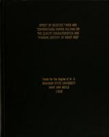 Effect of selected times and temperatures during holding on the quality characteristics and thiamine content of roast beef