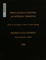 Urban cultural evolution: an historical perspective
