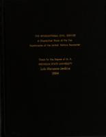 The international civil service : a biographical study of the top functionaries of the United Nations Secretariat