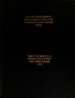 An X-ray crystallographic investigation of a phase in the ytterbium(III)--oxide--chloride system