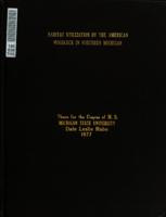 Habitat utilization by the American woodcock in northern Michigan