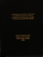 A comparison of accident experience at intersections with flashing and regular traffic signal control during low-volume time periods