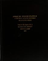 Approach and deprivation affiliation as a function of affiliative involvement and affiliative arousal