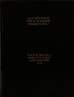 A quantitative study of phytic acid in field beans (Phaseolus vulgaris L.)