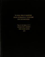 The sexual origin of bloodstains : specific determintion of testosterone using radioimmunoassay