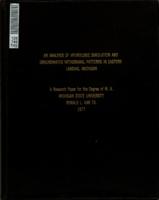 An analysis of hydrologic simulation and groundwater withdrawal patterns in eastern Lansing, Michigan