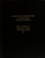 Alternative modes of conducting outreach to low income elderly : an experimental examination