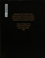 Response of apple varieties to mite infestation and the status of orchard mites resistance to organophosphorous compounds in southwestern Michigan