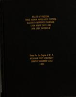 Belles of freedom Three women antislavery editors : Elizabeth Margaret Chandler, Lydia Maria Child, and Jane Grey Swisshelm