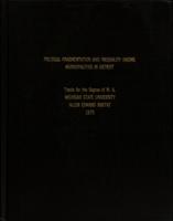 Political fragmentation and inequality among municipalities in Detroit