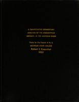 A quantitative sedimentary analysis of the Mississippian deposits in the Michigan basin