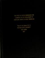 The effect of diethylcarbamazine and levamisole on the development of Dirofilaria immitis in Aedes triseriatus