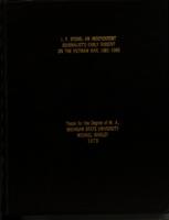 I.F. Stone : an independent journalist's early dissent on the Vietnam war, 1961-1965