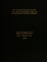 The Williams-Cavanagh primary : two Detroit newspapers' report on the candidates' Vietnam statements