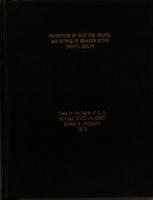 Perceptions of what was helpful and ratings of behavior within growth groups