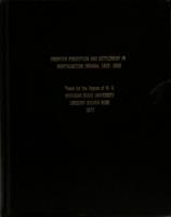 Frontier perception and settlement in northeastern Indiana, 1820-1850