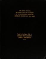 The impact of radio, motion pictures, and television on the development of rhythm and blues and rock and roll music