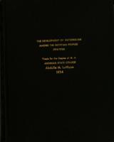 The development of nationalism among the Egyptian peoples (1914-1936)