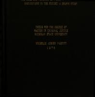 The role and function of women's correctional institutions in the future : a Delphi study