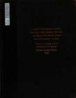 A survey of the radio listening habits of three hundred television families in the cities of Lansing and East Lansing, Michigan