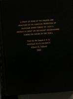 A study of some of the policies and practices of the American Federation of Musicians which tended to have a restrictive effect on broadcast programming during the decade of the 1940's