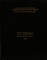 An economic evaluation of alternative methods of dairy housing when dairy herds are expanded