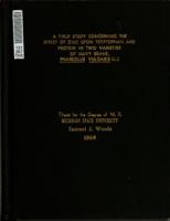 A field study concerning the effect of zinc upon tryptophan and protein in two varieties of navy beans, Phaseolus vulgaris (L.)