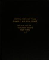 Differential conceptions of physician responsibility among medical subgroups