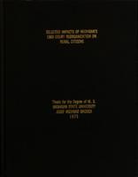 Selected impacts of Michigan's 1969 court reorganization on rural citizens