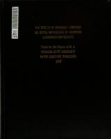 The effects of offensive language on initial impressions of unknown communication sources