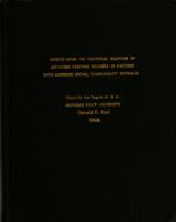 Effects upon the factorial solution of rotating varying numbers of factors with differing initial communality estimates